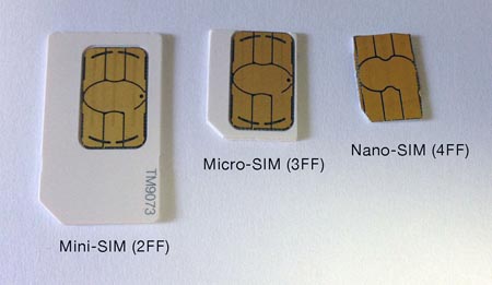 هذا الرأي   بطاقات SIM أصغر من الميكروس